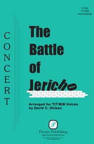 The Battle of Jericho TTB choral sheet music cover Thumbnail